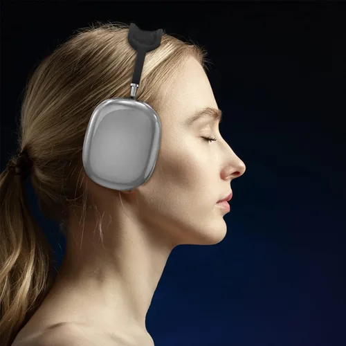 Miniatura 5 de Aircawin Funda transparente para AirPods Max, funda transparente a prueba de golpes para Airpods Max, funda protectora de TPU suave antiarañazos,