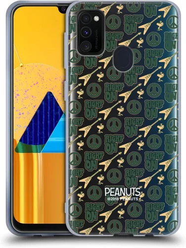 Miniatura 406 de Head Case Designs Funda de gel Woodstock 50th con licencia oficial de Peanuts Snoopy Guitar 1969 [protección de grado militar] compatible