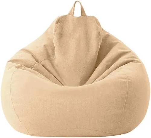 Miniatura 5 de Funda para silla de puf para niños y adultos, funda resistente con cremallera, puf de saco, puf de almacenamiento con cremallera (sin relleno)