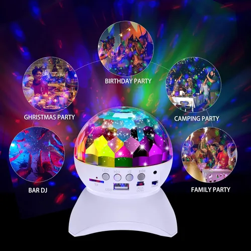Miniatura 5 de Altavoz de espectáculo de luz de fiesta en casa de bola