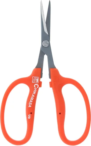 Miniatura 4 de Chikamasa B-500SRF, tijeras curvas con revestimiento flúor, Anaranjado