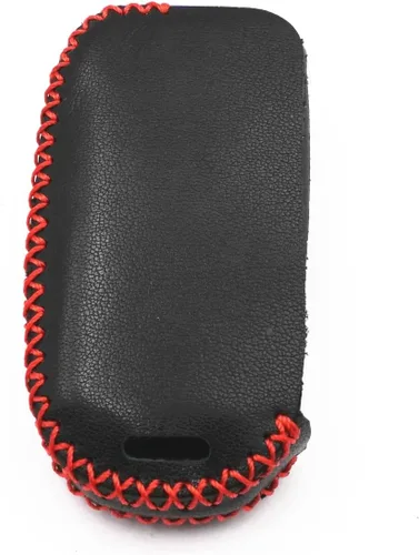 Miniatura 5 de Cuero negro para VW Volkswagen Jetta Polo Tiguan Beetle Golf GTI/R/MK6 5 Passat Sharan Skoda Octavia 3 botones Smart Remote Flip Key Fob Case Cover