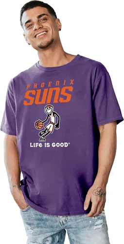 Miniatura 6 de Blue 84 NBA - Camiseta unisex para adultos, con licencia oficial de la NBA, Life is Good, color del equipo de baloncesto Jake