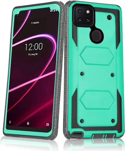 Miniatura 11 de Asuwish Funda de teléfono para T-Mobile Revvl 5G, híbrida, resistente, a prueba de golpes, a prueba de caídas, cuerpo completo, resistente