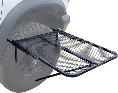 Tire Table Mesa de Campamento Mediana de Aluminio para Campamento, Viajes, Tailgating, Overlanding y Trabajo al Aire Libre | Soporta Fácilmente 50