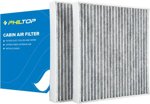 Miniatura 10 de PHILTOP Filtro de aire de cabina HEPA con carbón activado, compatible con CF10934 Mercedes-Benz E350, C300, C250, GLK350, C350, CLS550, E400, SL550