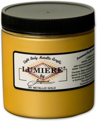 Miniatura 51 de Jacquard Lumiere Pintura para Tela de 2.25oz Turquesa Nacarado - Pintura Metálica para Tela, Cuero, Lienzo, Papel y Madera - Pintura Acrílica