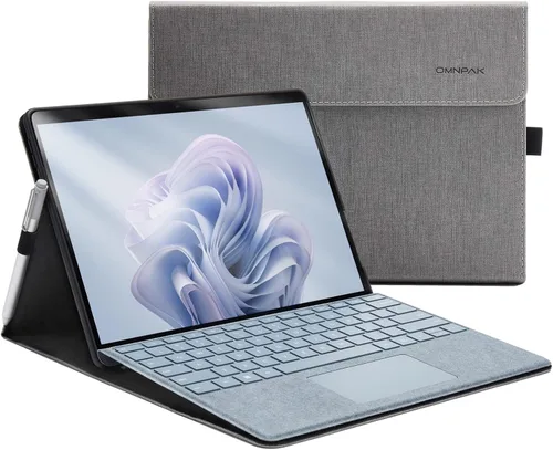 Miniatura 11 de Omnpak Microsoft Surface Pro 11/10/9 - Funda protectora ligera, múltiples ángulos, soporte para stylus, diseñada para Surface 11ª edición AI