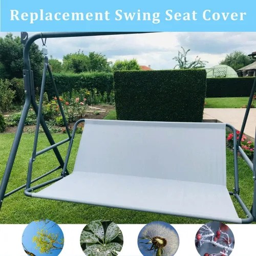 Miniatura 5 de Funda de repuesto para asiento de columpio, tela Oxford 600D, impermeable, 2/3 asientos, fundas de repuesto para asientos de columpio de patio