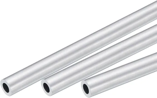 Miniatura 23 de uxcell Tubo redondo de aluminio 6063 0.157 in OD 0.118 in diámetro interior 11.811 in longitud tubería