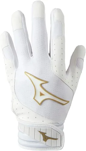 Miniatura 13 de Mizuno Finch Softball - Guantes de bateo acolchados Par Adulto y joven Palma antideslizante Palma acolchada Parte trasera de malla