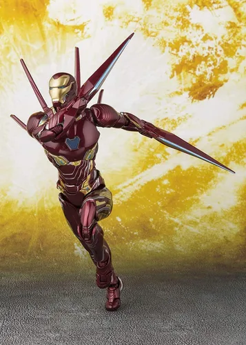 Miniatura 7 de TAMASHII NATIONS Bandai S.H.Figuarts Iron Man MK-50 - Juego de armas nano Avengers Infinity War Figura de acción