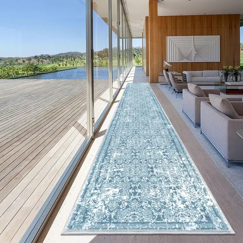 Miniatura 85 de Vaukki - Alfombra de pasillo, suave y peluda, alfombra antideslizante lavable, para lavandería, cocina, granja, baño, entrada y dormitorio