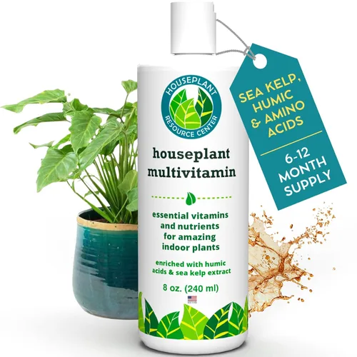 Potenciador de micronutrientes, algas marinas y ácido húmico para plantas de interior (pares con fertilizante) - Multivitamínico para plantas de