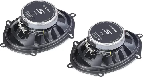 Miniatura 3 de Alpine S-S57 5x7 (6x8) Altavoz Dos Pares de Altavoces Coaxiales de 2 Vías
