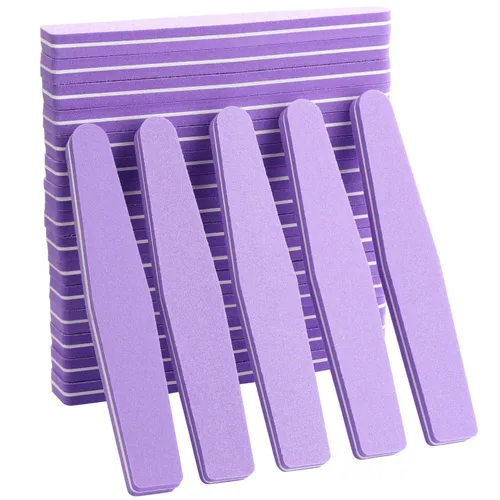 Miniatura 10 de 20 unidades de esponja de bloque de pulido de doble cara lavable de doble cara 100/180 limas de lijado (gris)