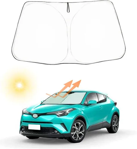 Miniatura 13 de Parasol plegable para parabrisas delantero de automóvil, ajuste personalizado para Toyota 4Runner 2010-2023 2024 2025, accesorios interiores