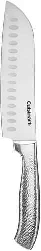 Miniatura 5 de Cuisinart Juego de cuchillos forjados de acero inoxidable martillado clásico de alto carbono con guarniciones de hoja de funda (juego de 17 piezas)