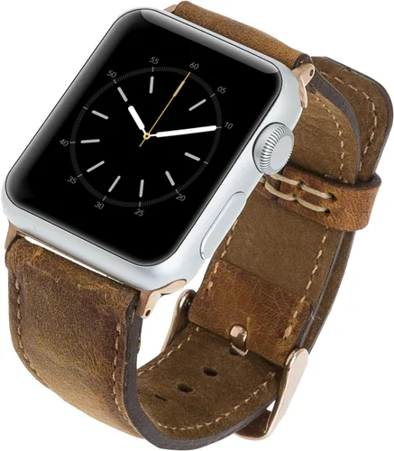 Miniatura 10 de Tuscany - Correa de reloj de cuero prémium para Apple Watch Series 11, 10, 1.654 in, Series 9, 8, 7, 6, 5, 4, 3 y SE 3/2/1 de 1.614 pulgadas, 1.575