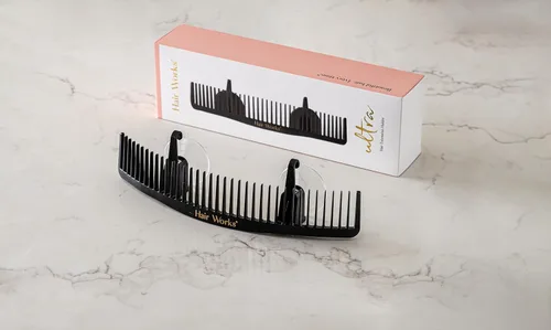 Miniatura 2 de Hair Works Soporte para extensiones de cabello Ultra: diseñado profesionalmente para sostener tramas extra anchas, incluyendo halos, atadas a mano