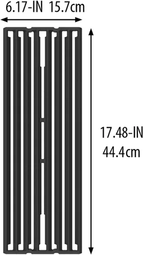 Miniatura 4 de Broil King 11241 Grid-Baron - Rejilla de cocción de hierro fundido, tamaño único, color negro