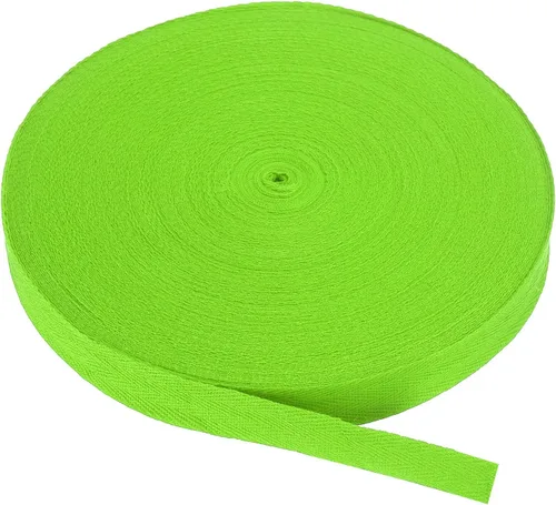 Miniatura 104 de PATIKIL Cinta de sarga de algodón de 1 pulgada, 50 yardas, cinta de algodón, cinta de encuadernación al bies, cinta de espiga para costura, Verde