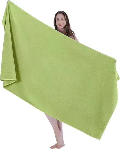 Juego grande de baño tipo spa turco 40"x80", de lujo, amigable con el medio ambiente de 650 gramos, muchos colores de donde escoger Verde