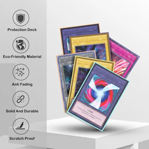 Miniatura 3 de 1000 fundas para tarjetas Magic the Gathering, FOTEEMO Yugi-oh, fundas para tarjetas pequeñas japonesas, fundas protectoras de tarjetas que protegen