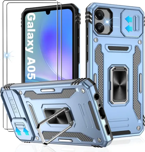 Miniatura 91 de Gritup para Samsung Galaxy S22 Funda con protectores de pantalla HD de 2 paquetes y cubierta deslizante para la cámara, protección contra caídas