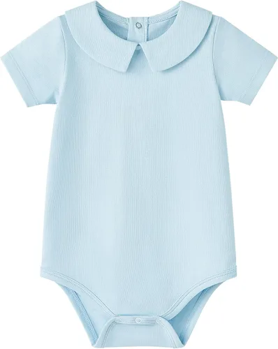 Miniatura 141 de pureborn Mameluco de algodón súper suave para bebés niños y niñas de 0 a 24 meses