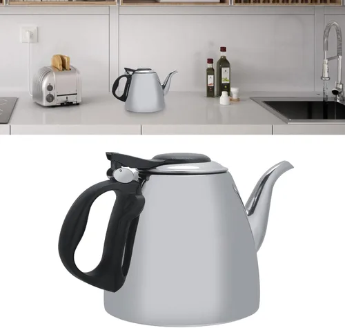 Miniatura 6 de Gavigain Hervidor de té para estufa de 1.5 L, tetera de acero inoxidable con mango resistente al calor para el hogar