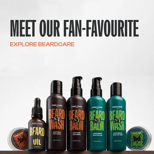 Miniatura 8 de Men Rock Bálsamo calmante para barba - Oak Moss - Acondicionador para barba sin enjuague para hombres - Productos para el cuidado de la piel