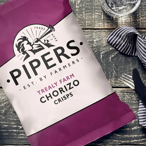 Miniatura 3 de Pipers Patatas fritas Kirkby Malham Chorizo (paquete de 24)