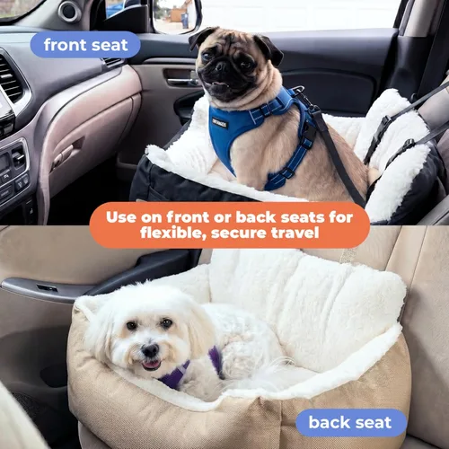 Miniatura 6 de Best Pet Supplies Cama para Perros Casa Alfombra para Perros Cama para Jaula Tienda Redonda Suave de Felpa para Perros de Razas Pequeñas, Medianas