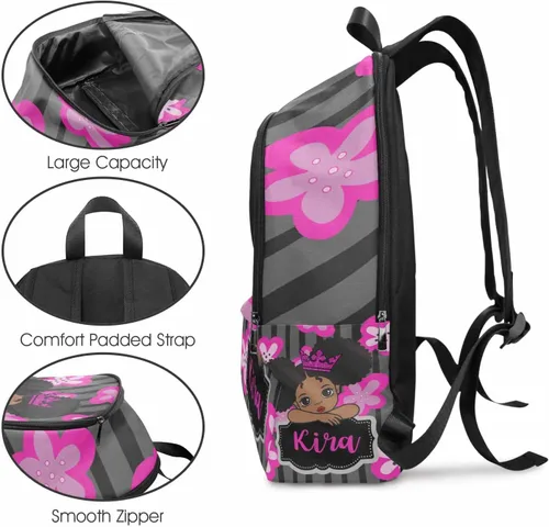 Miniatura 31 de Texto personalizado Elefante desgaste gafas mochila mochila mochila casual Daypack bolsa para mamá niñas, color86-4, Mochilas Daypack