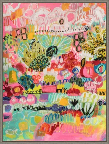 Miniatura 18 de Amanti Art Karen Fields - Lienzo enmarcado para pared, 24 x 18 pulgadas, jardín bohemio III por Karen Fields, lienzo enmarcado para pared, arte