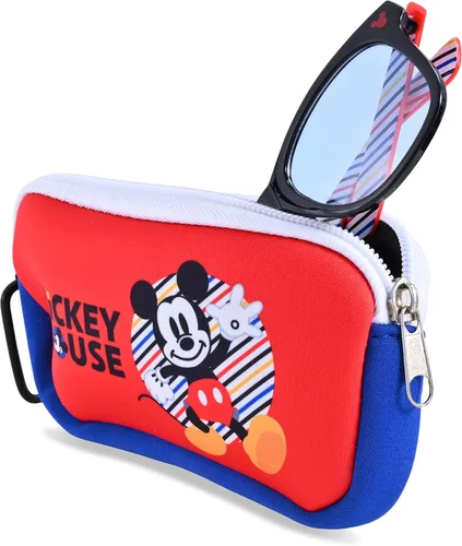 Miniatura 3 de Mickey Mouse - Gafas de sol para niños con funda para gafas de sol protectoras para niños