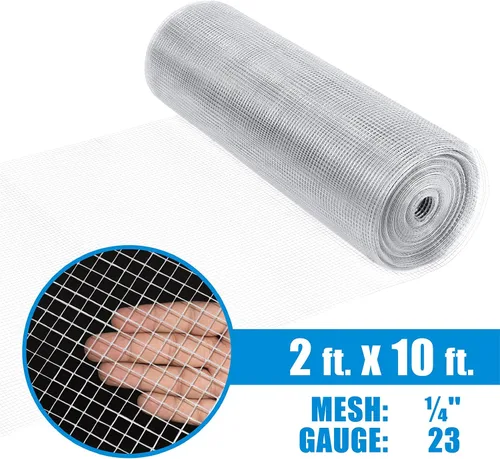 Miniatura 2 de CAPHAUS Paño de hardware, calibre 23 con tamaño de malla de 1/4 pulgadas, galvanizado en caliente después de la soldadura, cercado de soldadura