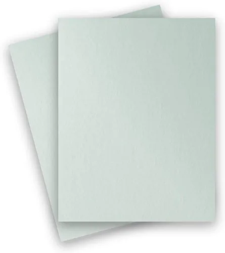Stardream Metallic - Papel de cartulina de 8.5 x 11 pulgadas - ACUAMARINA - Cubierta de 105 libras (284 gsm) - Paquete de 25