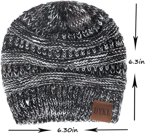 Miniatura 2 de Gorros de punto cálidos de invierno para niños y niñas, gorros suaves para bebés y niñas