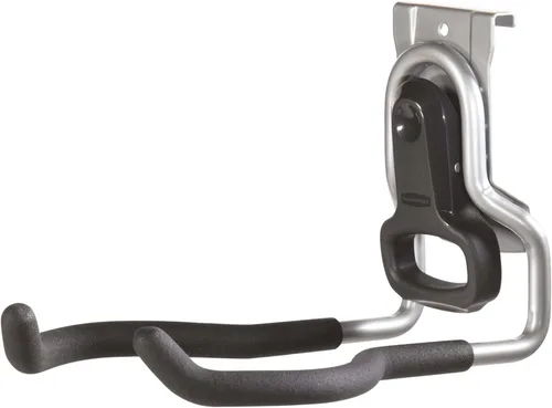 Miniatura 22 de Rubbermaid FastTrack - Organizador de garaje multiusos, capacidad de 50 libras, sistema de almacenamiento montado en la pared de níquel satinado