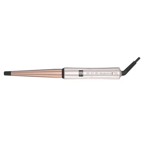 Miniatura 2 de Remington Shine Therapy - Varita rizadora cónica con infusión de aceite de argán y queratina de ½ a 1 pulgada para rizos naturales, incluye guante
