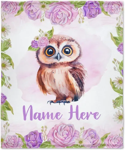 Miniatura 11 de Manta personalizada con nombre, suave, acogedora y ligera, con nombre para sofá o cama, regalo personalizado, unisex, tamaño XS, 40 x 30 pulgadas