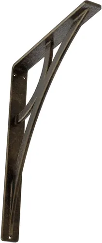 Miniatura 58 de Ekena Millwork BKTM02X10X12TGLABS Soporte de metal, 2 pulgadas de ancho x 10 pulgadas de profundidad x 12 pulgadas de alto, latón envejecido