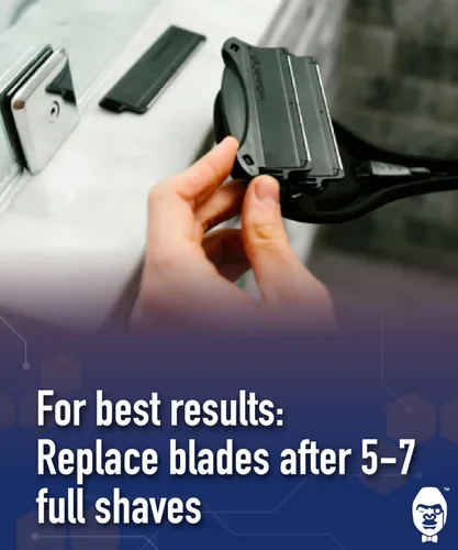 Miniatura 5 de baKblade 2.0 Cartuchos de repuesto para afeitadora de cabello corporal 2.0, afeitadoras 2.0 Elite - Tecnología Dryglide (12 navajas incluidas)