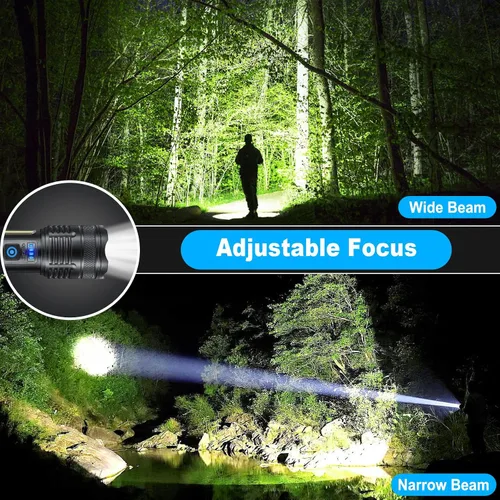 Miniatura 5 de KINGCAESAR 3 Pack Rechargeable Flashlights 90,000 High Lumen, Ultra Bright LED Flash Light for Home, High Powered Flashlights with 7 Light Modes