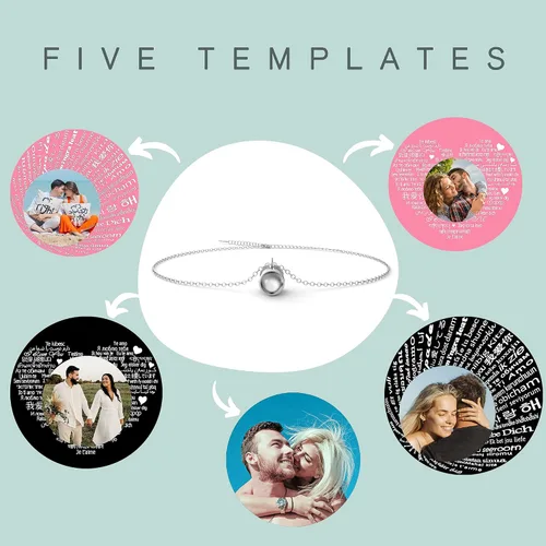 Miniatura 4 de EMIRISTICPersonalizedPhotoBraceletWithPictureInside-HandmadeFreeSizeCustomPictureBraceletforGirlsBoysWomenMen-Valentine'sDayBirthdayAnniversaryAnySpe
