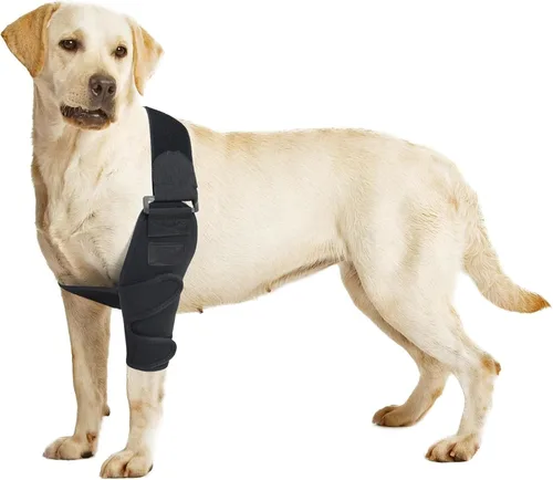 Miniatura 8 de Dog Elbow Protector Elbow Pads, Dog Joint Recovery Sleeve, Adjustable Dog Elbow Pads Dog Leg Wound Care, for Hip Dysplasia, Front Leg Calluses