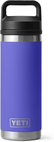 Miniatura 47 de YETI Rambler Botella de 18 oz, aislada al vacío, de acero inoxidable con tapa Chug, negro