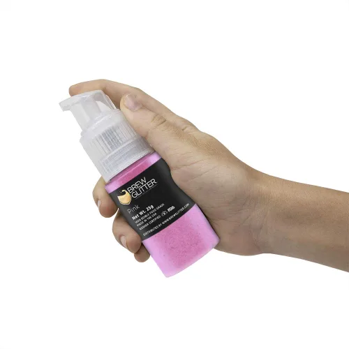 Miniatura 6 de Brillo de cerveza rosa comestible para bebidas, cócteles, cerveza, purpurina y bebidas Certificado Kosher y Halal 100% comestible y de grado